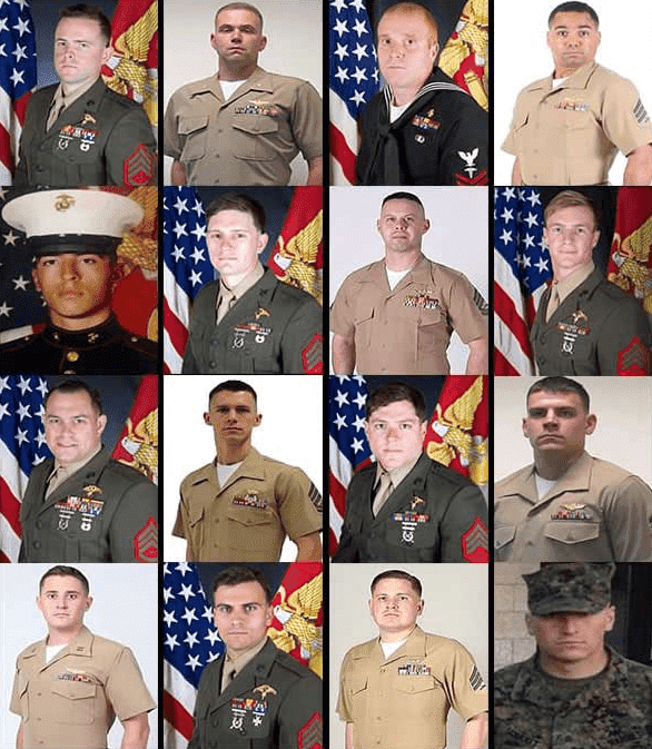 Collage of victims of the KC-130 Military Plane Crash