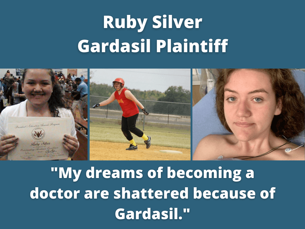 Ruby Silver, Gardasil plaintiff