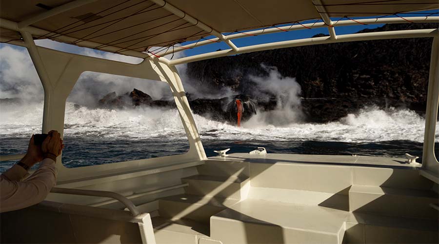 Lava Boat Tour
