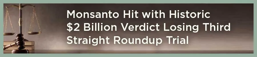 Third Roundup Cancer Trial Begins in Oakland, California
